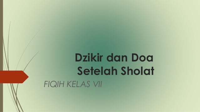 Dzikir Dan Doa