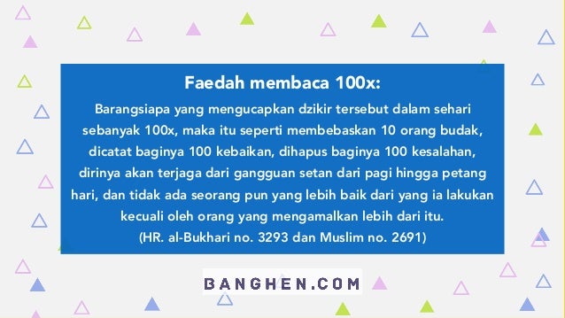 Dzikir Pagi Pdf Bacaan Dzikir Pagi Sesuai Sunnah