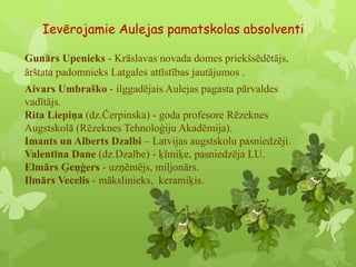 Krāslavas novada likvidēto skolu izglītibas vēsture | PPSX