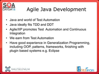 Generalization in Auto-Testing. How we put what we had into new ...