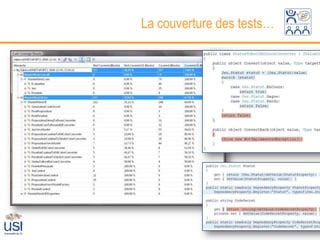 La couverture des tests…
 