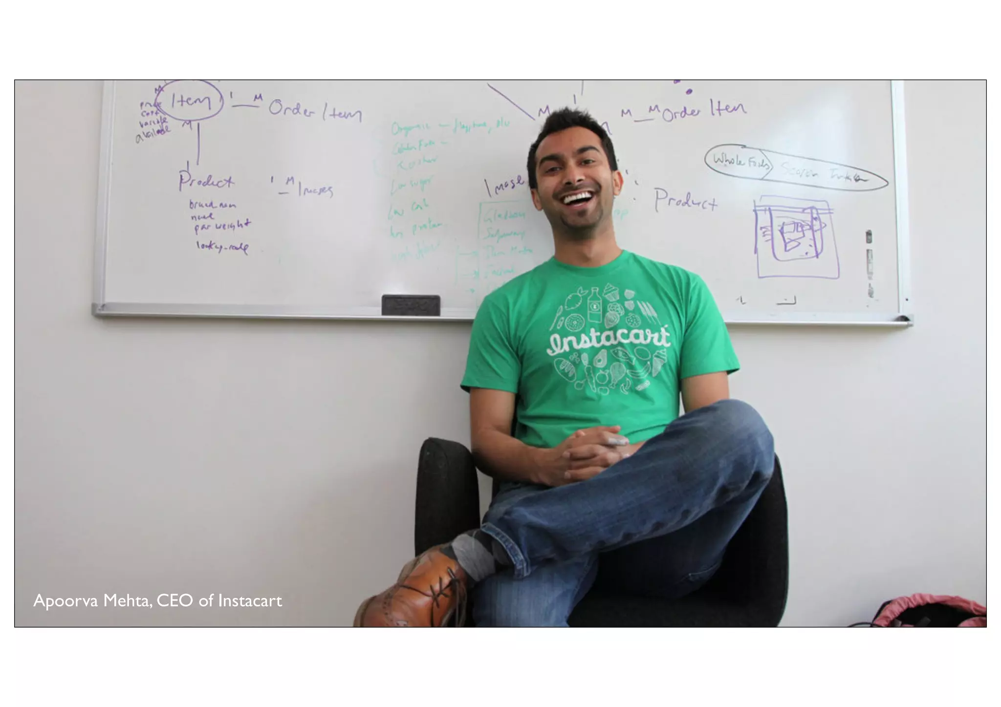 Apoorva Mehta, CEO of Instacart
 