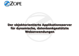 Dzug Zope Optimized