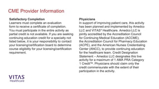 CME Provider Information
 