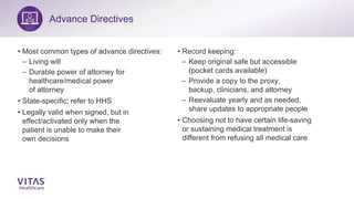 Advance Directives and Advance Care Planning | PDF