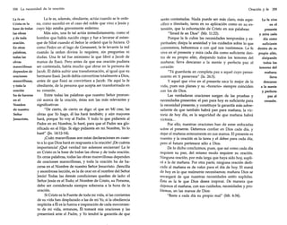 358 La necesidad de la oración
La fe es, además, obediente, actúa cuando se le ordeLa fe en
na, como sucedió en el caso del noble que vino a Jesús y
Cristo es la
base de todas cuyo hijo estaba gravemente enfermo.
Más aún, una fe tal actúa inmediatamente, como el
las obras
hombre que había nacido ciego y fue a lavarse al estany de toda
que de Siloé cuando el Señor le ordenó que lo hiciera. O
oración.
como Pedro en el lago de Genesaret, la fe levanta la red
En otras
cuando la orden divina lo requiere, sin preguntas ni
palabras,
dudas. Una fe tal fue asimismo la que libró a [acob de
todas las
manos de Esaú, Pero antes de que esa oración pudiera
obras
maravillosas ser contestada, había mucho que obrar en la persona de
dependen de [acob, Él debía sufrir una transformación, al igual que su
hermano Esaú. [acob debía convertirse totalmente a Dios,
oraciones
maravillosas, antes de que Esaú se convirtiera a [acob. He aquí la fe
obediente, de la persona que acepta ser transformada en
y toda la
oración
su corazón.
Entre todas las palabras que nuestro Señor pronunha de hacerse
ció acerca de la oración, éstas son las más relevantes y
en el
significativas:
Nombre
"De cierto, de cierto os digo: el que en Mí cree, las
de nuestro
obras que Yo hago, él las hará también; y aún mayores
Señor
hará, porque Yo voy al Padre. Y todo lo que pidiereis al
Jesucristo.
Padre en mi Nombre, lo haré, para que el Padre sea glorificado en el Hijo. Si algo pidiereis en mi Nombre, Yo lo
haré" Un. 14:12-14).
¡Cuán maravillosas son estas declaraciones en cuanto a lo que Dios hará en respuesta a la oración! ¡De cuánta
importancia! ¡Qué verdad tan solemne encierran! La fe
en Cristo es la base de todas las obras y de toda oración.
En otras palabras, todas las obras maravillosas dependen
de oraciones maravillosas, y toda la oración ha de hacerse en el Nombre de nuestro Señor Jesucristo. ¡Sencilla
y asombrosa lección, es la de orar en el nombre del Señor
Jesús! Todas las demás condiciones quedan de lado: el
Señor Jesús es el Todo; el Nombre de Cristo, su Persona,
debe ser considerada siempre soberana a la hora de la
oración.
Si Cristo es la Fuente de toda mi vida, si las corrientes
de su vida han desplazado a las de mi Yo, si la obediencia
implícita a Él es la fuerza e inspiración de cada movimiento de mi vida, entonces, Él tomará mis oraciones y las
presentará ante el Padre, y Yo tendré la garantía de que

Oración y fe 359
serán contestadas. Nada puede ser más claro, más específico e ilimitado, tanto en su aplicación como en su extensión, que la exhortación de Cristo en sus palabras:
"Tened fe en Dios" (Mr. 11:22).
Porque la fe cubre las necesidades temporales y espirituales; disipa la ansiedad y los cuidados sobre lo que
comeremos, beberemos o con qué nos vestiremos. La fe
vive en el presente y mira cada día como suficiente dentro de su propio afán, disipando todos los temores del
mañana; lleva descanso a la mente y perfecta paz al
corazón:
"Tú guardarás en completa paz a aquel cuyo pensamiento en ti persevera" (Is. 26:3).
y aquel que vive en el presente saca lo mejor de la
vida, pues sus planes y su «horario» siempre coinciden
con los de Dios.
Las verdaderas oraciones surgen de las pruebas y
necesidades presentes: el pan para hoyes suficiente para
la necesidad presente, y constituye la garantía más sobresaliente de que también habrá pan para mañana; la victoria de hoy día, es la seguridad de que mañana habrá
victoria...
Por ello, nuestras oraciones han de estar enfocadas
sobre el presente. Debemos confiar en Dios cada día, y
dejar el mañana enteramente en sus manos. El presente es
nuestro y la oración es la tarea y el deber para cada día;
pero el futuro pertenece sólo a Dios.
De lo dicho concluimos, pues, que así como cada día
requiere su pan, del mismo modo requiere su oración.
Ninguna oración, por más larga que haya sido hoy, suplirá a la de mañana. Por otra parte, ninguna oración dedicada al mañana es de valor para el día de hoy. El maná
de hoyes lo que realmente necesitamos; mañana Dios se
encargará de que nuestras necesidades estén suplidas.
Ésta es la fe que Dios desea inspirar. De manera que
dejemos el mañana, con sus cuidados, necesidades y problemas, en las manos de Dios:
"Baste a cada día su propio mal" (Mt. 6:34).

La fe vive
en el
presente
y mira cada
día como
suficiente
dentro de su
propio afán,
disipando
todos los
temores del
mañana;
lleva
descanso
a la mente
y perfecta
paz al
corazón.

 