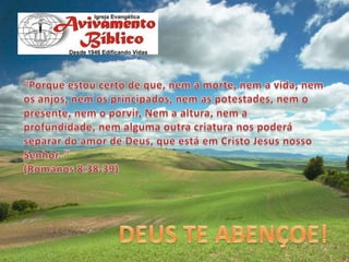 EBD - Fe ter ou não ter, eis a questao