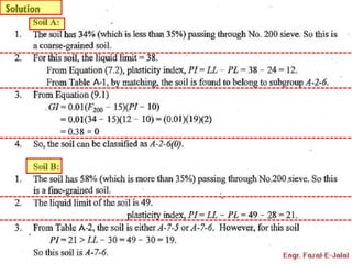E. soil classification