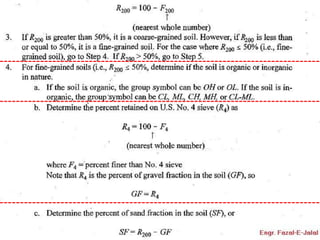 E. soil classification