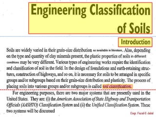 E. soil classification