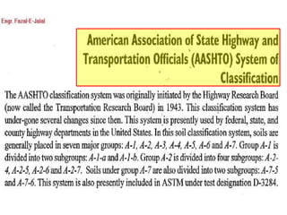E. soil classification
