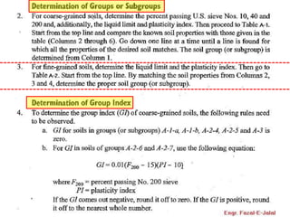 E. soil classification