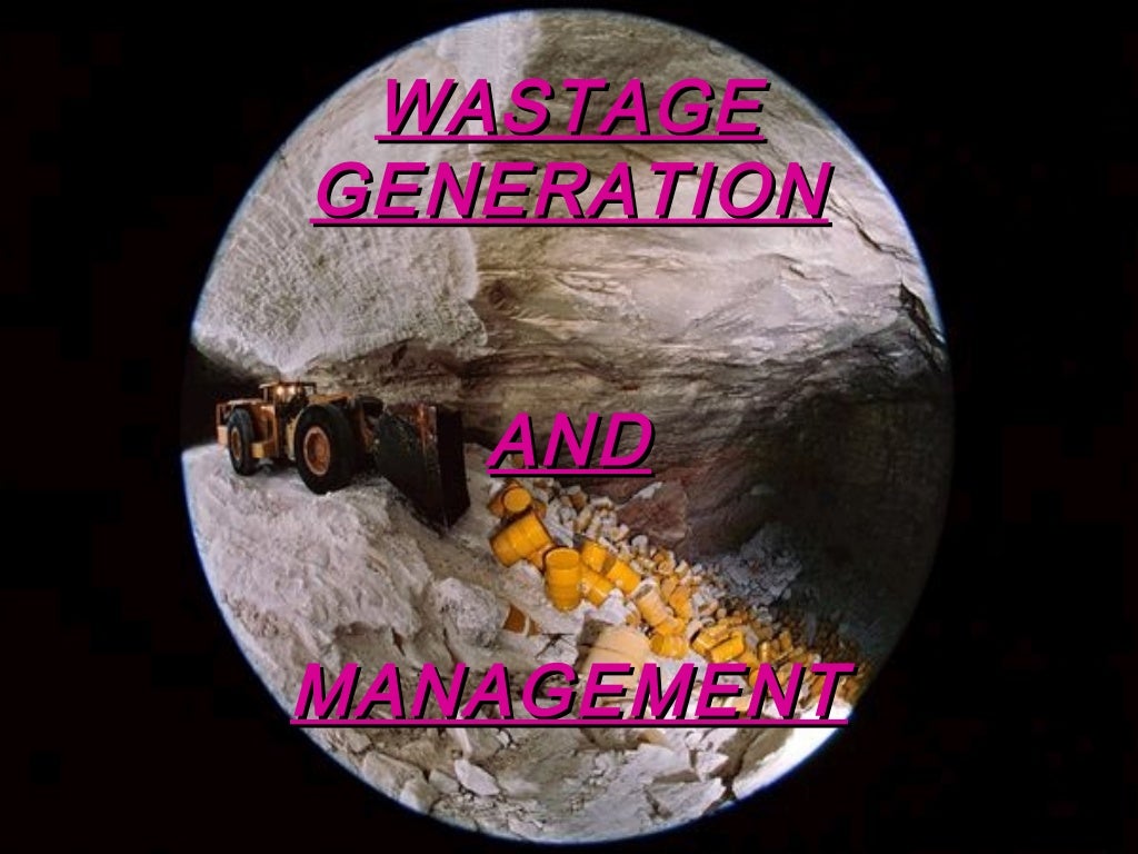 write an assignment on waste generation and management