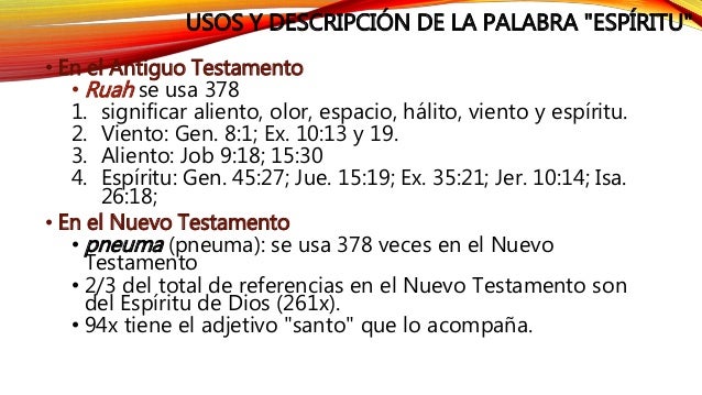 Espíritu Santo en el Antiguo Testamento