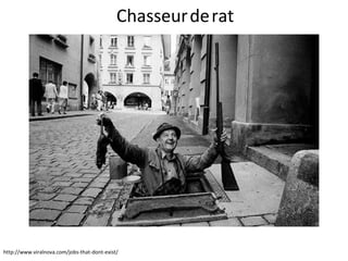 Chasseurderat
http://www.viralnova.com/jobs-that-dont-exist/
 