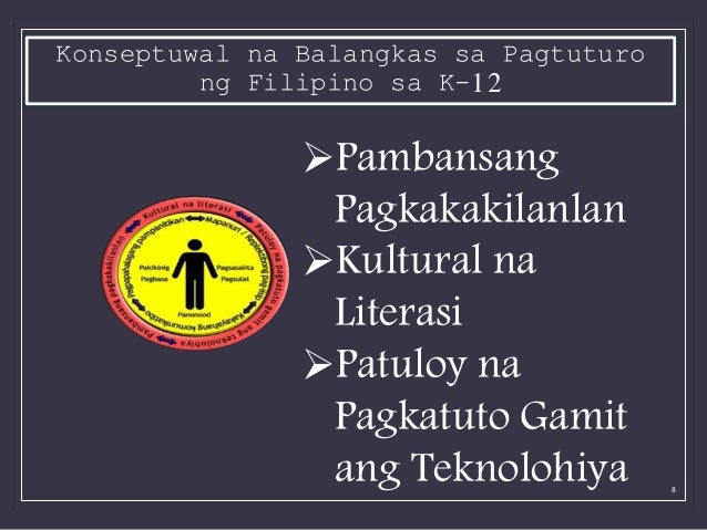 Tunguhin, Nilalaman, Batayang Balangkas ng Filipino Curriculum K-12