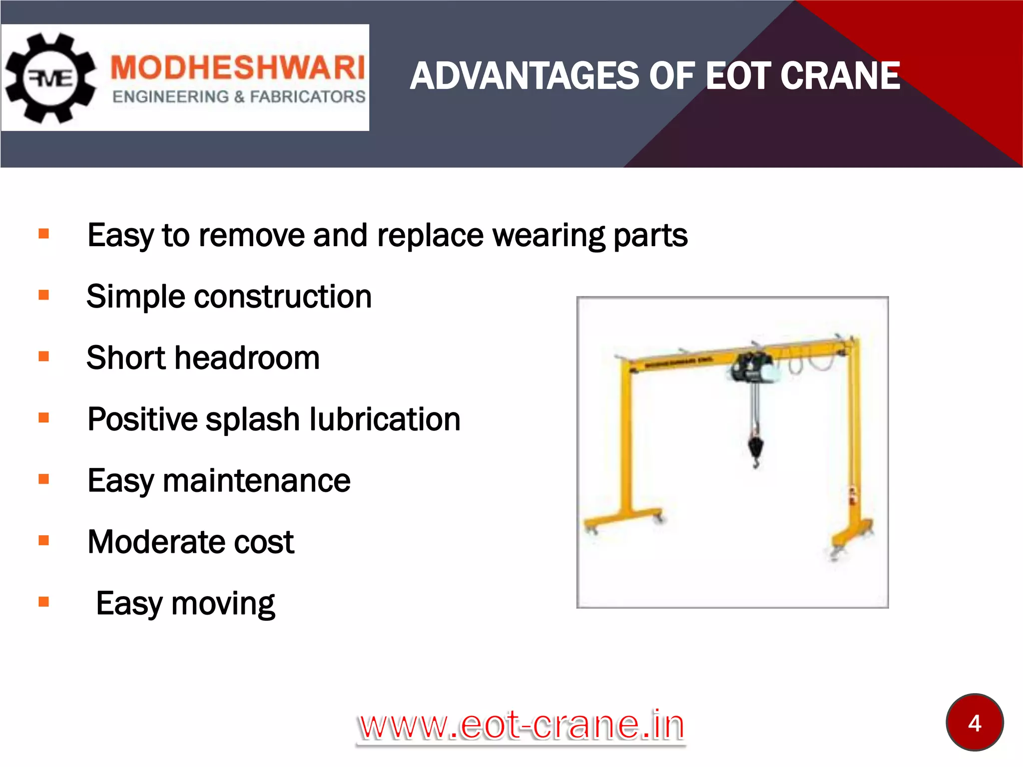 EOT Crane for Material Handling | PDF
