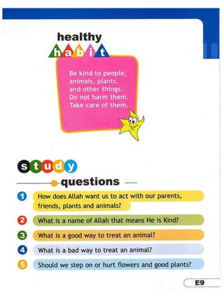 E 1 (allah loves kindness)