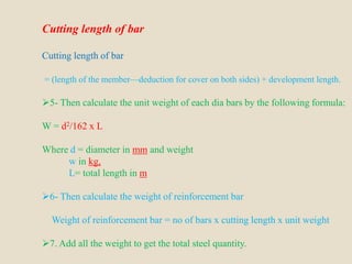 RCC beam Detail estimate | PDF