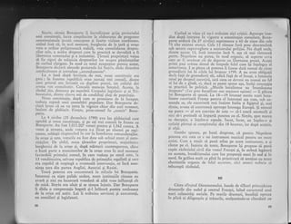 Sieyls, cS.ruia Bonaparte ii incredinqase grija proiectului
noii constitugii, lucra congtiincios la elaborarea de- programe
constitulionale iscusit concepllte gi foarte viclean comblnate,
uitind insl c5, in acel monrenr, burghezia de la gard, gi orage
v.oia o ordine poliqieneasci stabili, voia consolidarca dreptu-
r.ilor sale, a acelor drepturi care in pracrici, se dovediri a fi
libertatc-a comcrgului gi-a industriei. iiranii proprietari voiau
si fie
^siguri
de trlinicia drepturilor'1or asnpra^piminturilor
de curind cigtigate, _In mod ctr totul nea$tcprat pentru autor,
Bonaparte deciari absurde proiectelc lui Sieyls, dXdu directive
condtrcitoare gi introdusc,,arnend;rrlcnte".
La
^o
luni dLrpi lovitura dc srar, noua consritLr[ie era
gata ; in fnlurcl rcpublicii crau atczali trci consnli,
'dintre
care prirrul cra. invcstit cu dcplinc putcri, i;-rr ccilalgi doi
aveau vot consultativ. Consr.rlii numcin Senetul. Acesta, la
rindul -sir, _descrrr.ra pe memb'rii Corpului lcgislativ gi ai tri-
bunatului, dintrc cireva mii de candidaqi alcai de popr.rlaqie.
,Noua consrirul;e, dupi cum se prorniscic dc'la inceput,
trebuia supusi trnci consultlri populare. Dar Iionaparte'dc-
clar5. brusc ci ea va inrra ln vigoire chiar din
"."1',',o-",ri,inainte de plebiscit, Firc;te, pri"rn-consul f,, ,,n.r*itli B;;":
parte.
I.a.4.niv6sc (25 dece-nrbrie 1799) avu loc picbiscitul care
lprobi ,si
'rouA _co'rstitu{ie, gi pe cei trci consuii in frunte cu
Borraparre. Au fost 3.AU,.OO7 voturi penrru 9i 1.562;;;;;;. A
votat gi artnata, Linde votarea s-a fi.cut pe alocuri pe regi-
mente, soldaiii rlspunzind in cor la intrebarea comancianqilir.
In orage gi sate, voturile au fost date sub ochiui atent al atito-
rit5lilor. De altfel, masa {iranilor proprietari, majoritatca
burgheziei de la orage 9i, dupi mirturii contemporane, chiar
o bunl parte a muncitorilor de la ora$e erau in acel momenr
favorabili primului consul, in care vedeau pe omul care, la
13 venddmiaire, salvase republica de primejdia regalisti gi care
era capabil si respingX o eventuali intervenjie, ce tnci ame-
ninla qara din partea Angliei, Austriei gi Rusiei.
'Ioati puterea era concentrati in miinile lui Bonaparte.
lntocmai ca nigte palide umbre, toate instituliile rimase nu
avurl 9i nici nu incercarS. vreodati si aibi vreo influengl cit
de mici. Sieyls era uluit gi se simqea injosit. Dar Bonaparte
ii didu o compensagie bogatl gi-l inlituri pentru totdeauna
de la orice rol activ. Lui ii trebuiau servitori gi exccutangi,
nu consilieri 9i legislatori.
BB
Curind se vizu ci nu-i trebuiau nici critici. Aproape ime-
diat dupi intrarea in vigoare a consritll{iei consulare, Bona-
parte ordoni (la 27 niv6se) suprimarea a 60 de ziare din cele
73 cit"e existau atnnci. Cele 1j rimase furl puse deocamdati
sub sevcra supravc_ghcre a ministrului poligiei. Nu dupi mult,
dintre accste_ 13, furi interzise inci 9, aga cI rnai il-ascri
patru. apolcon nu .purea, in mod organic, si suporte ceva
carc ar fi scrnluat cit de dcpar:te cu libcrtatea presci. Acesti
primi. pagi ard,tau destul de limpede felul cum igi inqelegea'el
autoritatea. I se pirea ci puterei ii fusese datX nurnai de"citre
grenadierii lui in zilele lul brumar '1799.
A nu aveA obligagii
decit fagi de grcnadierii sIi, adicd. fagd" de el insugi, a intenYr.ia
totttl pe dreptul cuceririi, iat5, ,ceea ce deveni nu iri,nai un fel
al lui de- a glndi, ci, dacl se poate spune a$a, insi$i conceptia
sa practici, fn poiitici. ,,Maiile baialioane
'au
intotd."urr"
drcptarc" (Lcs gros bat.aillons ont towjowrs raison)
- ii plncea
lur .Sonaparte si spunX,, La 18-19 brurnar aceste mari'bata-
Iroane cuceriser5, Franga pentru el intocmai ara cLlm, sub co-
manda sa, ele cuceriseri mai inainte Italia gi Egiptul qi, mai
tirziu, aveau si cucereascl aproape intreaga Europi. $i nimeni
nu putea
- el era convins de asta
- si-i cear5, socoteali gi
nici sl-i pretindi si impartd, puterea cu el. Sieyds, spre marea
sa deceplie, a inleles-o repede. Incet, lncet, au inleles-o gi
ceilalqi plrta,gi ai complotului din 18 brumar, iar dupi acegria,
5i aigii.
Goethe spLlnea, pe buni dreptate, ci, pentru Napolcon
pllterea era ceea ce e un instrument muzical pentru un lnare
artist. Cr-rm a reuqit sI puni mina pe acest instrumentr a $i
cintat pe_el. lnainte de roate, Bonaparte igi propuse si puni
capdt rd.zboiuhii civil din vestul Frangei gi, in strinsi legituri
cu aceasta, banditismului care lua proporgii rnari in suJ gi in
nord. Se gribea mult ca pinl in primivari si termine cu toate
chestiunile urgente de felul acesrora, cici atunci trebuia sI
reinceapi rizboiul.
III
_ CItre sfirgitul Direcroratului, bande de tilhari primejduiau
drumurile din sudul gi centrul Franqei, ltrlnd caracterui unei
mari calamitiqi sociaie. Pe marile jrumuri, bancliqii opreau
in plini zi diligengele gi trlsurile, mulguminju-se citeodatl cu
 