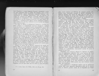 Ltsi Napoleorl a creat Imperiul Francez, corropind o serie
de state laqionale mari 9i viabil" din Europa, .o." se for-
nraser:i demult, atunci rlzboaielc naqionale
'franceze
s-aLl
transfonnat irr rlzboaie inrperi;rliste , care au senerat la
rindul lor r zL'taaie de eiibcrare naqionali inrpott:iva irnpe-
ri:rlisnrLrlLri Iui Napolco'" I. Prirr inrperialism, Lenin inqcllgc
ertr. p.rrid:rrc.r dc. liri srriir.,c irr gcncral, ier prin rXzboi iin_
pcrralrsr
- ,.rizboirrl iirrrc tilh,tri pcnrru irnpirgirea prizii,,,
cLrm explici el in olr loc, r,ori-,irrd cLr un alt frilfj tot despre
epocJr ]t ;1pol er:it iirni.
,. lrr lirpr.r .'i tlirz.i ;i rr..inrP.rt rr,i irrrPorrir.r r.ir..rlului i,r
pltiti crclter'. ._ e.rpil,rlisrrrLrl l'r.lrrct.z, brtrqiicz.i.r cnglczl
avc.r cic prlrtcrr s;r o tch'icir iurrltri, co,.,sidc,.abi[" r.r..oi" d.
capitaltrri, c.lo'ii cxplorrrar. i,, rrci.l rc'trbil 1i lcgirturi co-
mcr:cillc loerrc intiusc pc ror globtri. in aceasti lupii, Anglia
:r folosir rrLrlt
-
tir'p gi' cu sLrcccs scr'iciilc qi aj.itu*l rriroi
ntorr,rrhii scrnifcLrd;rlc ccrrnorrricc;re irr.rpoi.rtc,, fuirrni.d pe
;helttri.rie se 1i cu rrrnclc selc prol>rii arr.atclc accstor r'L-
rrirrhii. Ar''ci ci'd williarn piti-fir1 didca
'rilioa'e
Rusiei,
Austrici s:'Lu Prusiei _ca si le impi'gi irnpotriva r:e'olu[iei
fra'ceze sau a lr.ii Napoleo',
"l
p.oJ"da i,ir".n,r"i ;;; ;;;-ccdase, cu parrrrzeci de ani mai inaintc, 9i tatrll ,Xu, f.ifitfi**
l'itt, c;rrc..r_ s'bve'qio.ar pe irokezi gi altc tribeiri i*ciiene din( lanada ;i le-:r ir-rrpins la lupt)i tor contra frai-rcczilor. Deosc-
birea conste. bincinqeles, numai in proporlii gi in mizelc puse
dc data Accilstit pc c.lrrcx rcspcctir.i.
P.entru^ ce p.1cc:r- de la.Anricns, inchci,rii dc Anglia in
nrartie 1S0.2,
^r-r
e fost decit
'r.r
arnristiqiti c.lc un n,, i' p.n-
iru c.i. ocleti. po.tolitl br-rcuria irrcctlrii unr,ri rizboi greu,
ccrcirrilc lergi alc burgheziei c'lilczc ti alc *,.istu.iatiei
l;tlttundrar-' r'izirrL clar ci cle picrciuscrr r'.'rziroiirl, ier Borra-
parte il cigrigase. Acesta nu
^numai
ci interziscse
".."rutmS.rfr"rrilor- engleze pe gigantica piall de sub stiptnircA sa,
dar, avind in mini, Belgia 9i Olanda, pute;1 oricincl si arnei
ninqe direct chiar coastele englezc. Mai mult, Napoleon,
incepind din !802, avea o pozigie care ii permitea, f;iri
nici o piedici, si co'stringi
-pri'
anieningiri directe mrllre
din qirile, socotite inci ,,independcnte.,, sL incheie ,,alian4e..
cu el. In mornentul cind se semna pacea de la
"Amiens,
Napoleon era dc fapr n-rult mai dc temut gi nrai prinrejdios
7 r. L Lenin, Opcre, Id. p.l{.R., 1952, r.ol. 22, prg. 303.
130
chiar: dccit Luciovic al XIV-lea tn apogetrl putcrii sitlc,
fiindci toate anexiunile acestuia in apusul Ge rnranici pc
malurile Rinului erau jocuri de copii faqi de felul cunr e
procedat Napoleon fn aceeaqi garX. Stabilirea unei puternicc
hcgernonii a
-dictatorului
nrilitar francez pe contiuentul er"tro-
pean putea fi preludiul unei invazii a Angliei
Aici trebuieli adiugim ci Napoleon s-a folosit ctt muitl
iirdeminare de scurta pace de li Amiens) spre a inibugi
riscoala negrilor din insula San Domingo, unde, inci in
tinrpul Direitoratului, se instaurase vestitul gef negru Tous-
s:rint Lonrrelture) care recunogtea fonnal dcpendenqa insuiei
de francezi, dar, in reaiitate, gLlverlra indcpcndcnt.
in chesdunea coloniali, Napoleore impirtiiqea lntru totr"rl
purrctnl de vcdere al plantatorilor francezi, care t'tu voiar,t
de loc si se impace cu eiiberarea sclavilor din colonii, decre-
tati dc Convcitria rcvoluqionari. Rcinti'at, dupi pacea de
la Amicns, in posesi;r coloniilor flanceze ocupate de Anglia
(San l)omingo, Antilele iViici, Mascarenele, coesta Guyanei),
Napoleon, fir'a a restabili scl:rvajul acolo unde fusese abolit,
confirmi legiic sclavajuiui acolo unde ele nu putuseri inci
si fic abolite din cauza ocupaliei engleze. Pentrtt inibugirea
risco;rlci lui Toussaint Louverture, Napoleon trimisc o in-
treagi. flotir cu o armati de 10.000 oameni. Toussaint Lou-
vei[ure fu atras prin viclcgug in tablra france'z, unde fu
arestat 1a 7 iLrnie 18C2. Adus in Frania, eroui luptci de
clibererc a negrilor fu inchis din ordinul lui Na"poleon fntr-cr
ccluld a fortului din Jour, fntr-un ginut muntos qi trmecl"
Asprimerr climei, crnzimea regimului captiviti{ii, interzicerea
vizitclor qi a plir-nbirilor, tratanrcntui extrclrl dc sever il
uciseri in zecc luni.
Narpoleon avc;r oerecare planuri in legiti"rri cu organi-
zarc:;r 9i exploatare,a coloniilor. Dirr aceste proiecte de vasti
politicl colonialS furi lisate cleoparte in primS.r.ara anu-
iui 1803, cind relncepu rizboiul cu Anglia. Avind toatc
conrunicagiile maritirne ntrcrupte li fiind astfel iir inrpcsi-
bilitate de a pistra tndepS-rtatele posesiuni de pe riralurile
fluviului Mississippi, el se vizn constrins sI vindi Stetelor
Unite (la 30 a.priiie 1802) partea care mai rir-nisese frilnce-
zilor din Louisiana.
Ace:r majoritate a bLrrgheziei engleze carc in primir,ara
anulni 1803 cerea zgornotos deirunqarea 'picii de la .rmiens
aveil crl obicctir', pr;ntre altele, de aJ impiedica pe Napo-
!F 131
 