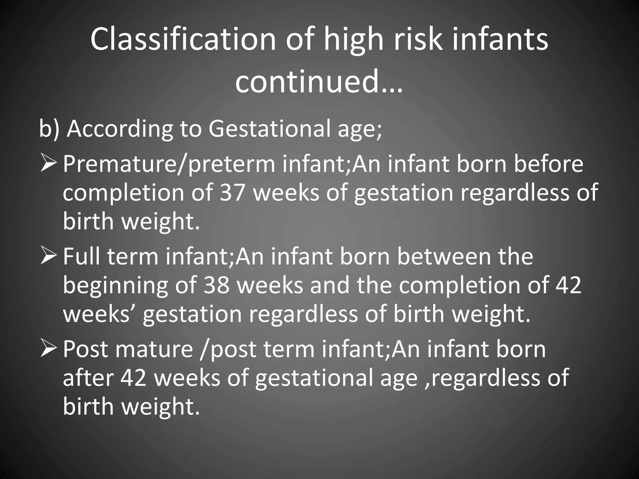 HIGH RISK NEWBORN | PPTX