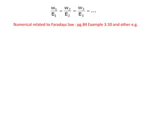Numerical related to Faradays law : pg.84 Example 3.10 and other e.g.
 