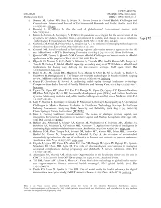 Impact of Technology on Global Health Initiatives (www.kiu.ac.ug) | PDF