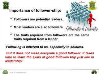 Understanding Follower Potential E.-Followership-PPT.pptbsbssbsbsnznzjzjzxux | PPT