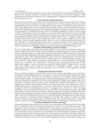 The Future of Creative Learning in Public Education (www.kiu.ac.ug) | PDF