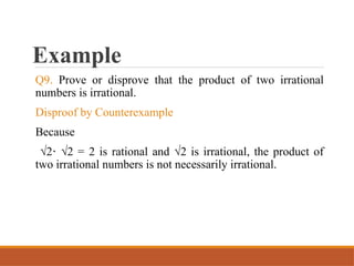 E.x 1.7 Proofs (2).pptx hbdjjjdjjjddjdjf | PPTX