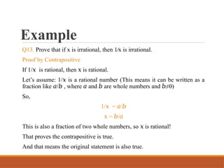 E.x 1.7 Proofs (2).pptx hbdjjjdjjjddjdjf | PPTX