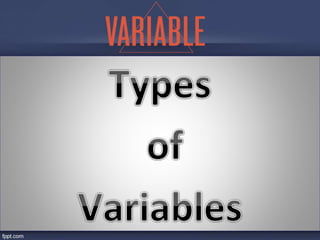 variables in educational research | PPT