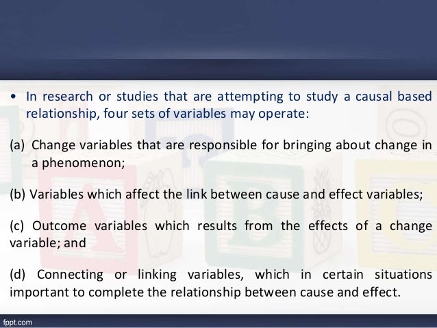 variables in educational research