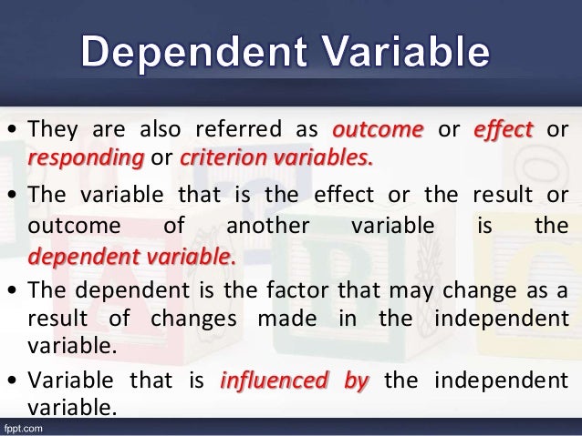 variables in educational research