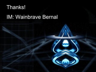 You have chosen to be a teacher...  let’s collaborate and learn! Thanks! IM: Wainbrave Bernal 