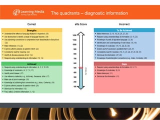 The quadrants – diagnostic information 