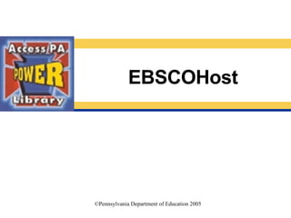 EBSCOHost 
