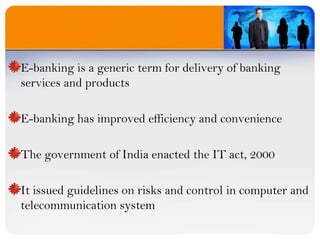 E banking | PPTX