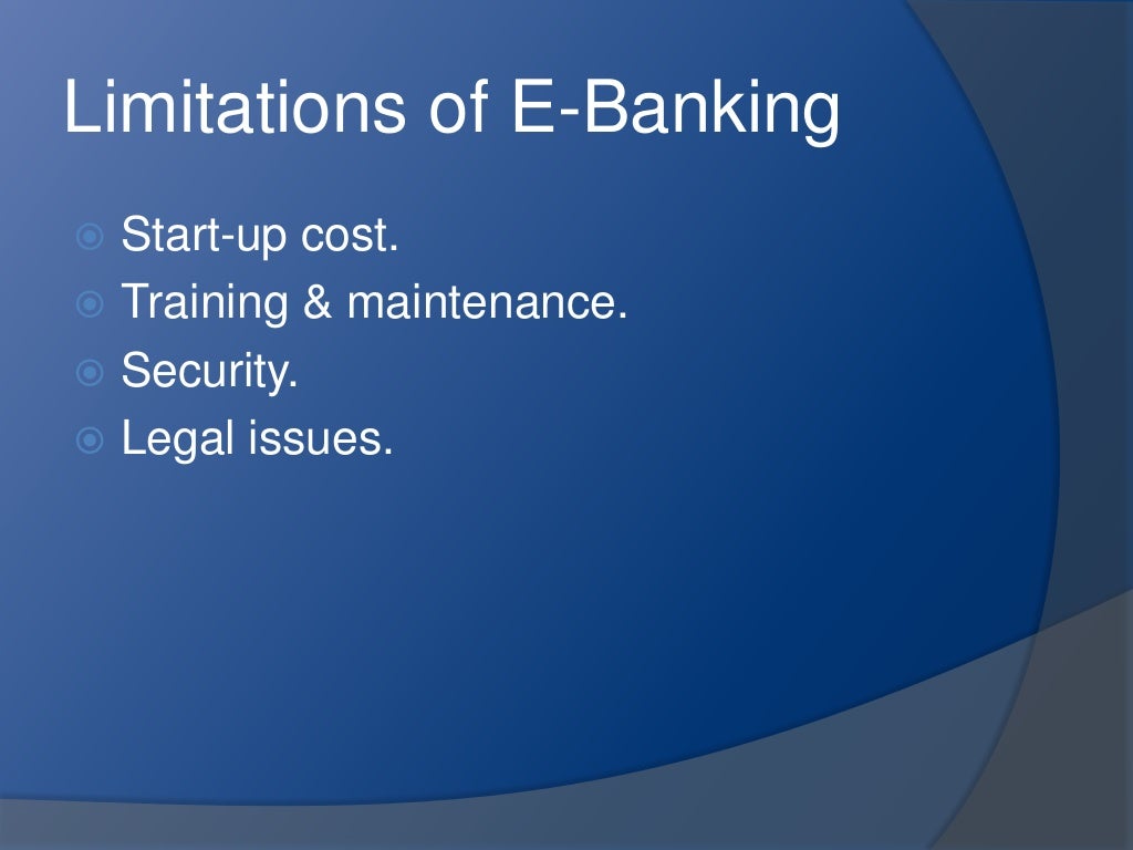 E banking