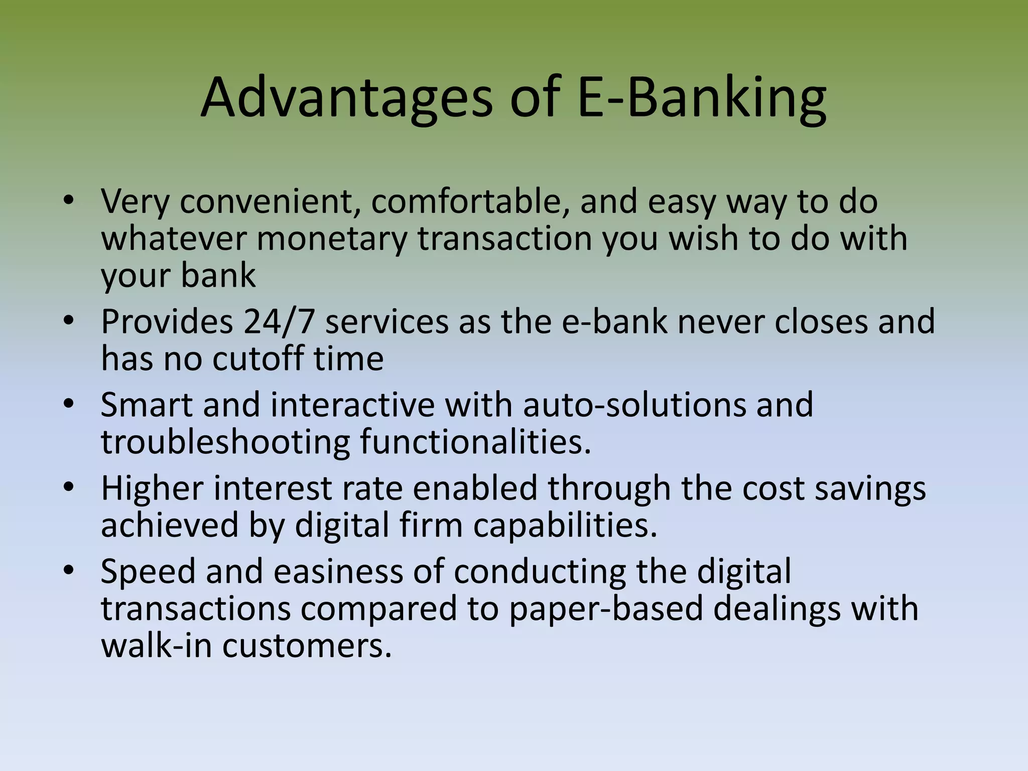 E banking | PPSX