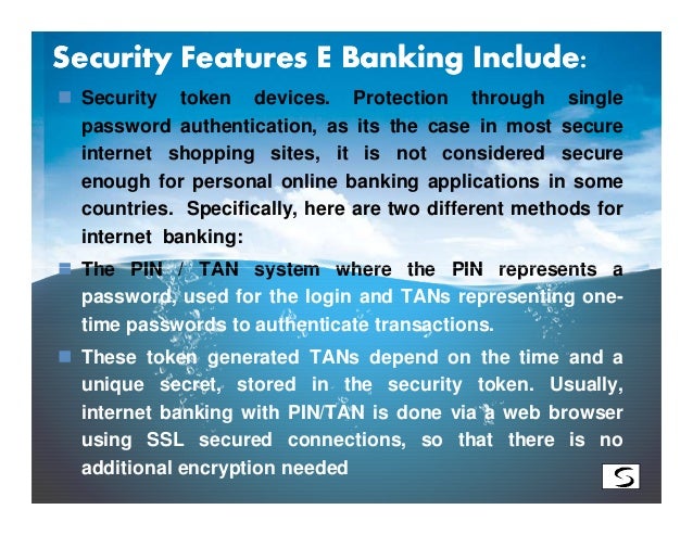 E BANKING FEATURES PDF E BANKING FEATURES PDF