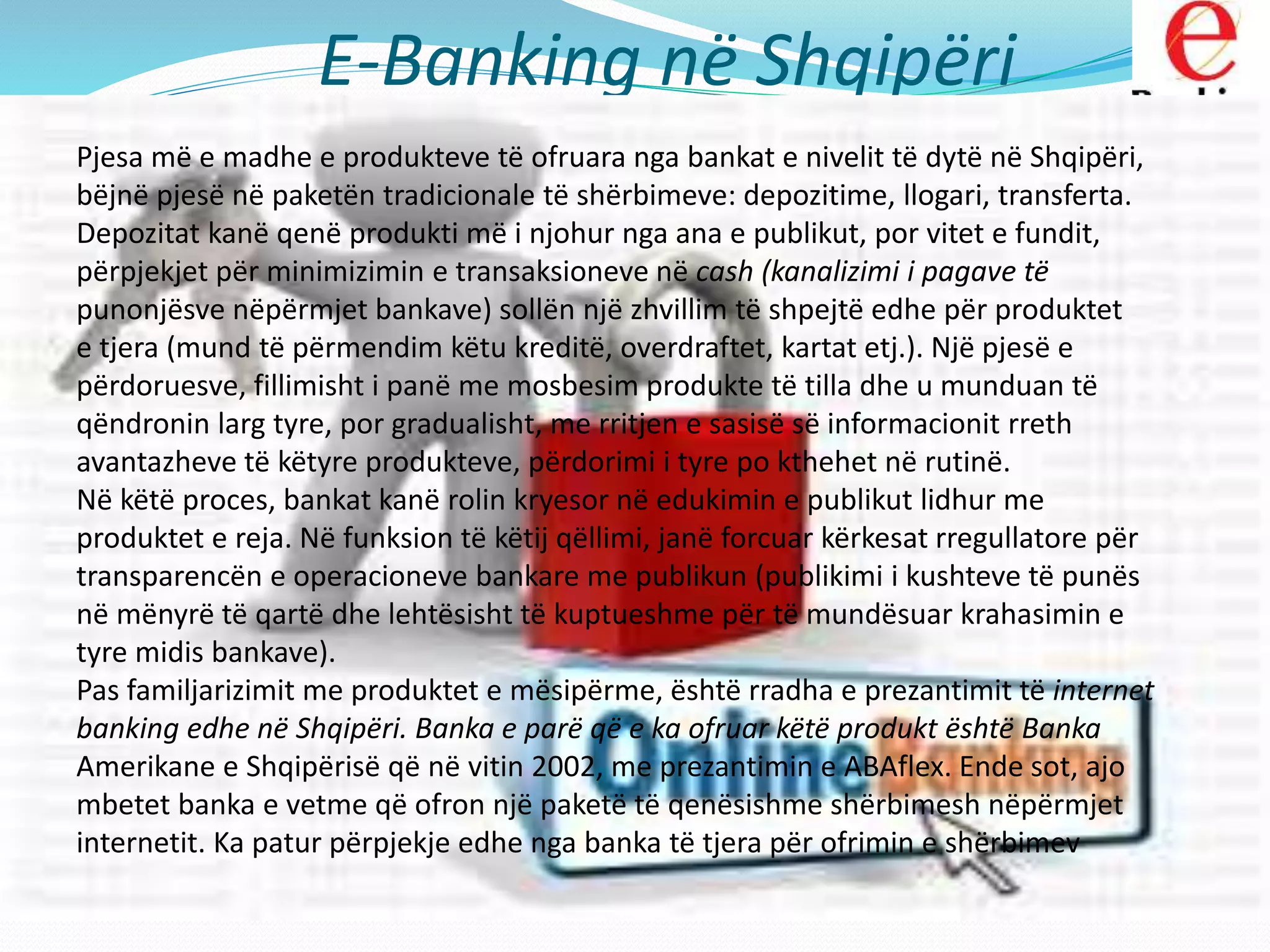 E-banking | PPTX