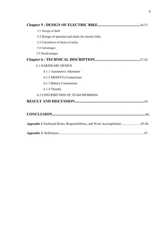 E bike project report new full shivam | PDF