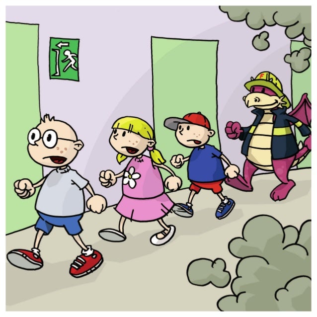 Resultado de imagen de evacuación dibujo