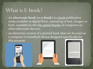 What is E-Book?