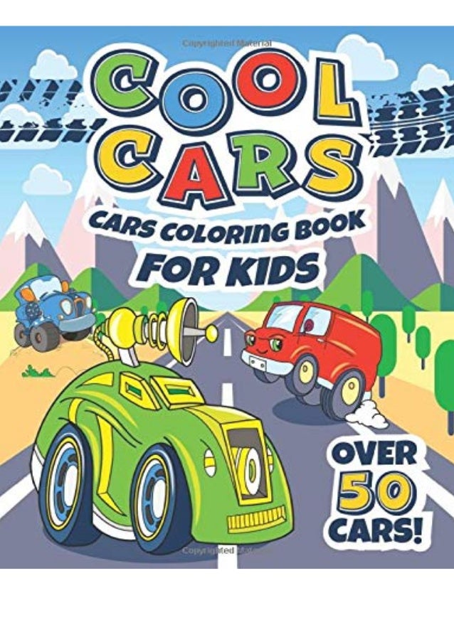 e book cool cars coloring book for kids ages 3 8 super