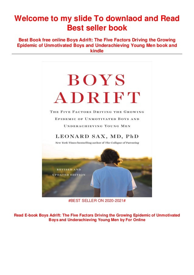 E Book Download Boys Adrift The Five Factors Driving The Growing Epi