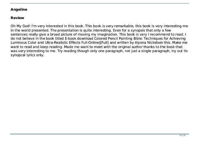 E Book Download Colored Pencil Painting Bible Techniques For Achievi