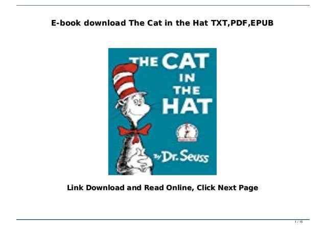 cat in the hat book read online